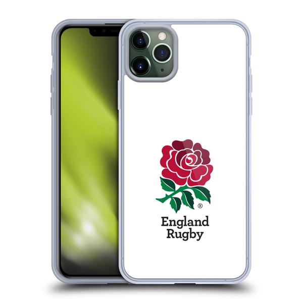 England Rugby Union 2016/17 The Rose Home Kit Soft Gel Case for Apple iPhone 11 Pro Max