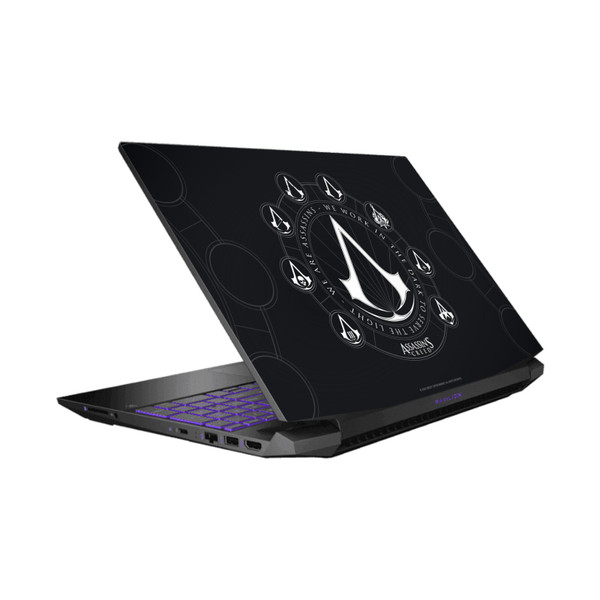 Assassin's Creed Logo Crests Vinyl Sticker Skin Decal Cover for HP Pavilion 15.6" 15-dk0047TX