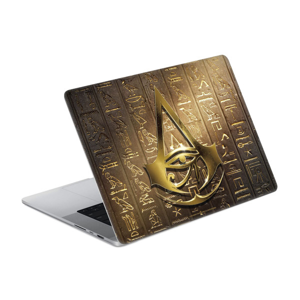 Assassin's Creed Origins Graphics Logo 3D Heiroglyphics Vinyl Sticker Skin Decal Cover for Apple MacBook Pro 14" A2442