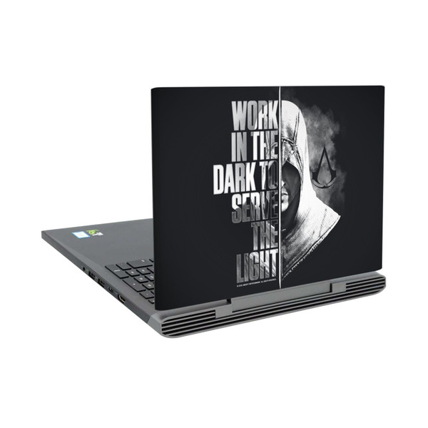 Assassin's Creed Typography Half Vinyl Sticker Skin Decal Cover for Dell Inspiron 15 7000 P65F