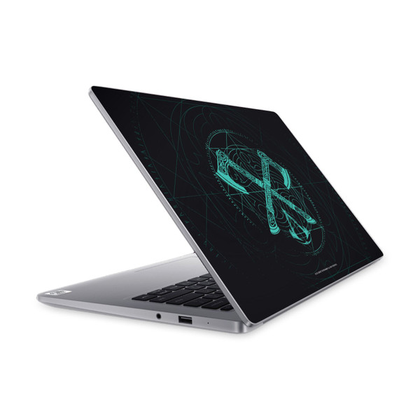 Assassin's Creed Valhalla Compositions Dual Axes Vinyl Sticker Skin Decal Cover for Xiaomi Mi NoteBook 14 (2020)