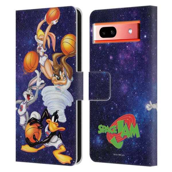 Space Jam (1996) Graphics Poster Leather Book Wallet Case Cover For Google Pixel 7a
