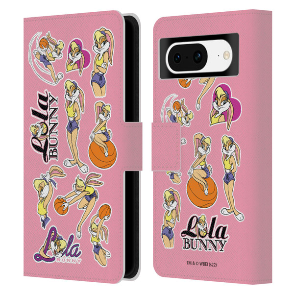 Space Jam (1996) Graphics Lola Bunny Leather Book Wallet Case Cover For Google Pixel 8