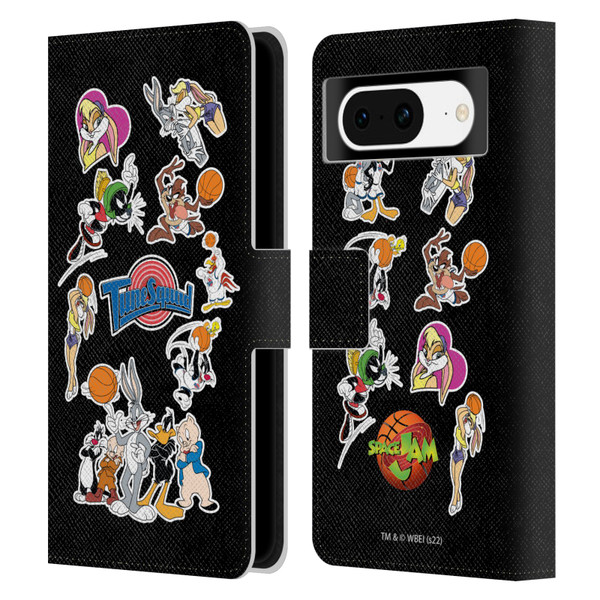 Space Jam (1996) Graphics Tune Squad Leather Book Wallet Case Cover For Google Pixel 8