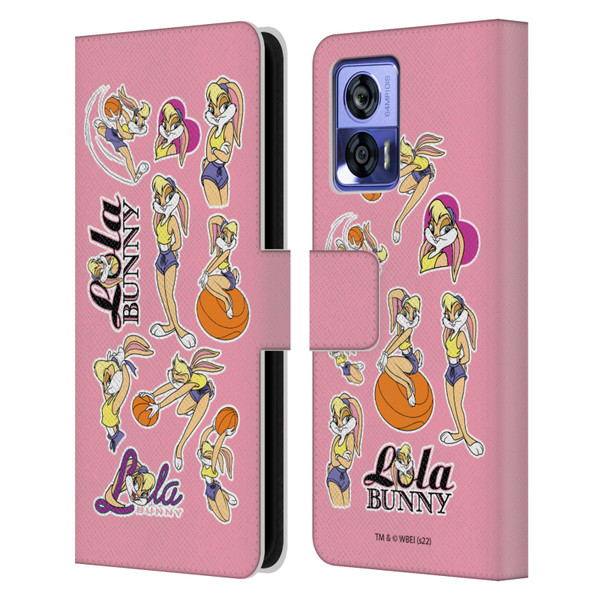 Space Jam (1996) Graphics Lola Bunny Leather Book Wallet Case Cover For Motorola Edge 30 Neo 5G
