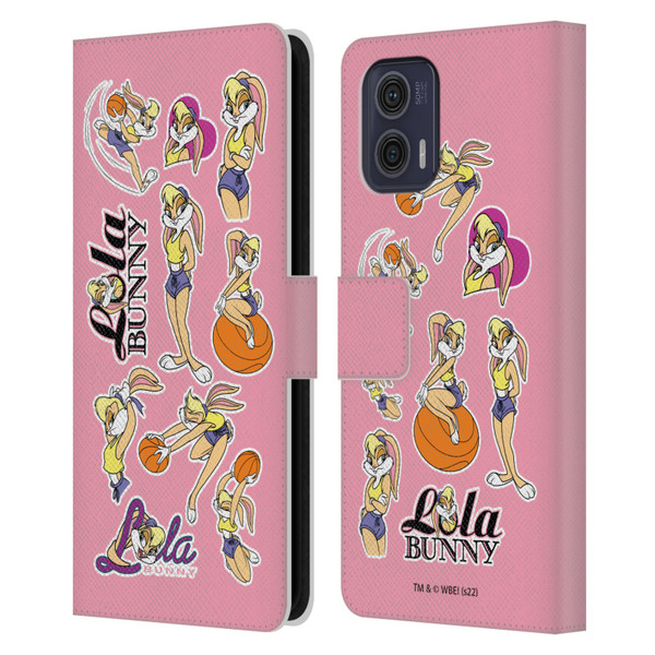 Space Jam (1996) Graphics Lola Bunny Leather Book Wallet Case Cover For Motorola Moto G73 5G