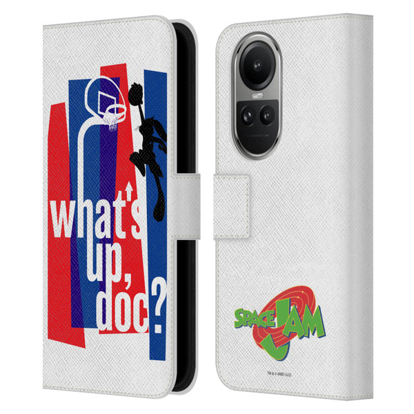 Space Jam (1996) Graphics What's Up Doc? Leather Book Wallet Case Cover For OPPO Reno10 5G / Reno10 Pro 5G