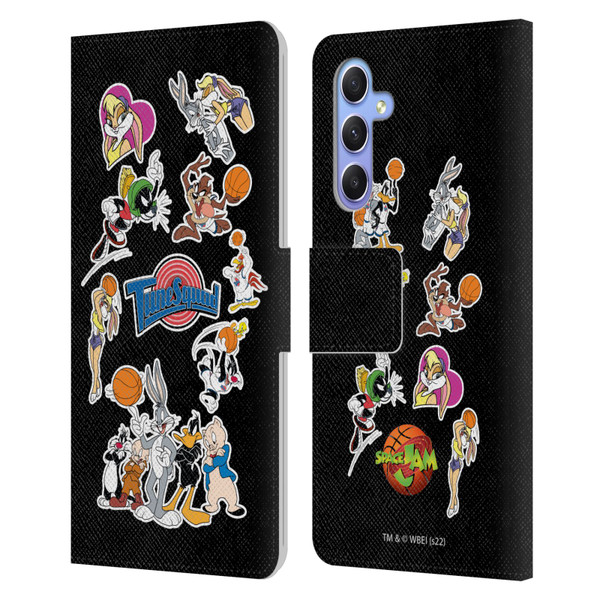 Space Jam (1996) Graphics Tune Squad Leather Book Wallet Case Cover For Samsung Galaxy A34 5G