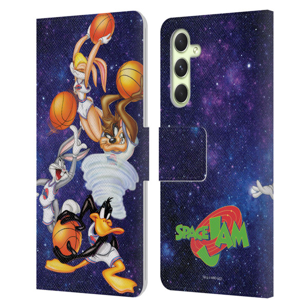 Space Jam (1996) Graphics Poster Leather Book Wallet Case Cover For Samsung Galaxy A54 5G