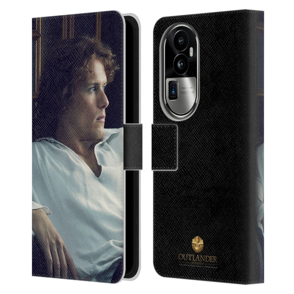 Outlander Characters Jamie White Shirt Leather Book Wallet Case Cover For OPPO Reno10 Pro+