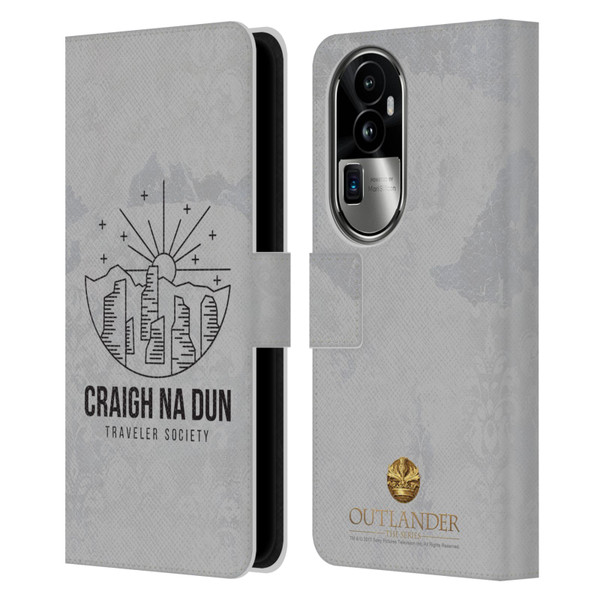 Outlander Graphics Craigh Na Dun Leather Book Wallet Case Cover For OPPO Reno10 Pro+
