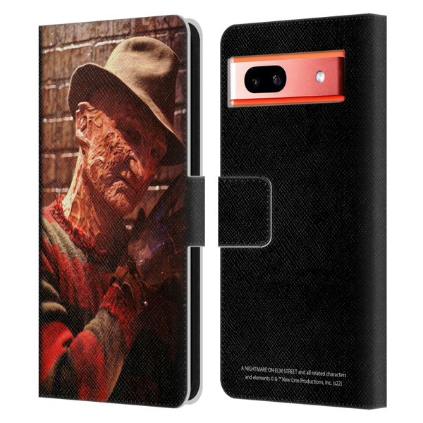 A Nightmare On Elm Street 3 Dream Warriors Graphics Freddy 3 Leather Book Wallet Case Cover For Google Pixel 7a
