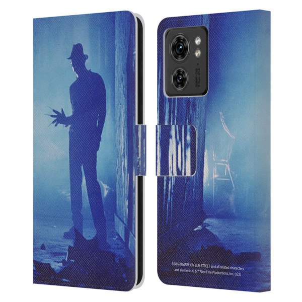 A Nightmare On Elm Street 3 Dream Warriors Graphics Freddy Leather Book Wallet Case Cover For Motorola Moto Edge 40
