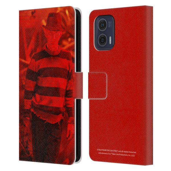 A Nightmare On Elm Street 3 Dream Warriors Graphics Freddy 2 Leather Book Wallet Case Cover For Motorola Moto G73 5G