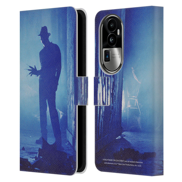 A Nightmare On Elm Street 3 Dream Warriors Graphics Freddy Leather Book Wallet Case Cover For OPPO Reno10 Pro+
