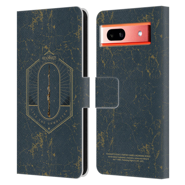 Hogwarts Legacy Graphics Live The Unwritten Leather Book Wallet Case Cover For Google Pixel 7a