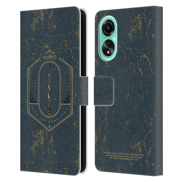 Hogwarts Legacy Graphics Live The Unwritten Leather Book Wallet Case Cover For OPPO A78 5G