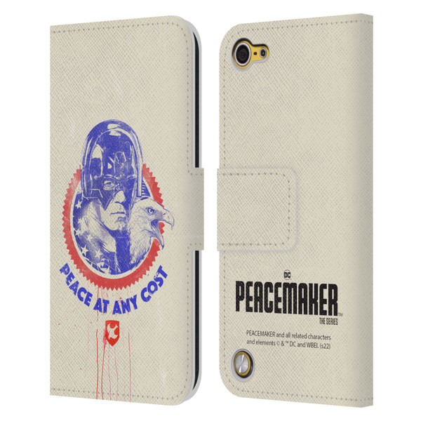 Peacemaker: Television Series Graphics Christopher Smith & Eagly Leather Book Wallet Case Cover For Apple iPod Touch 5G 5th Gen