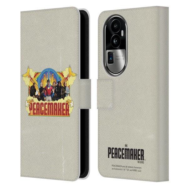 Peacemaker: Television Series Graphics Group Leather Book Wallet Case Cover For OPPO Reno10 Pro+