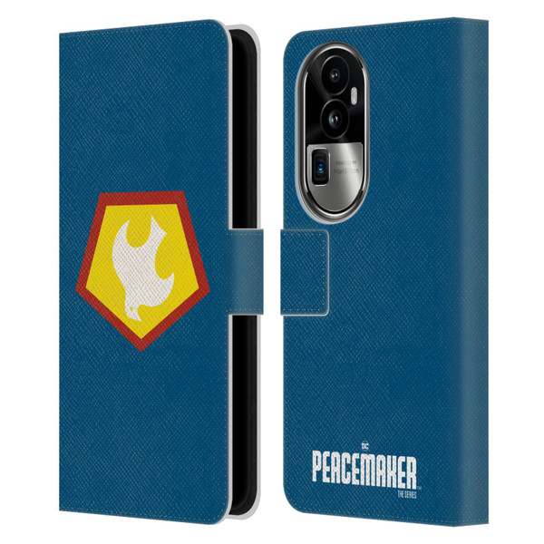 Peacemaker: Television Series Graphics Logo Leather Book Wallet Case Cover For OPPO Reno10 Pro+