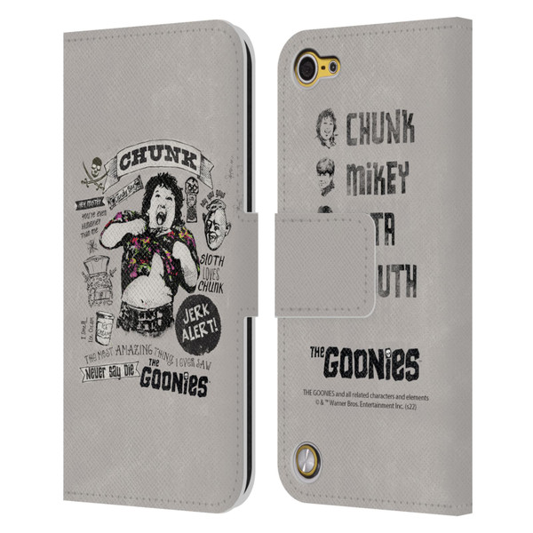The Goonies Graphics Character Art Leather Book Wallet Case Cover For Apple iPod Touch 5G 5th Gen