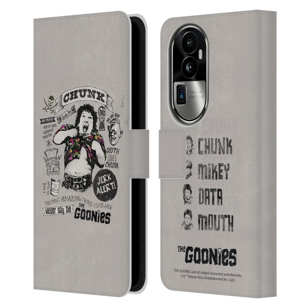 The Goonies Graphics Character Art Leather Book Wallet Case Cover For OPPO Reno10 Pro+