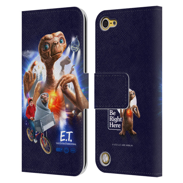 E.T. Graphics Key Art Leather Book Wallet Case Cover For Apple iPod Touch 5G 5th Gen