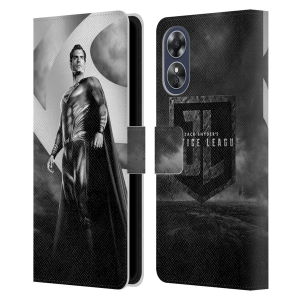 Zack Snyder's Justice League Snyder Cut Character Art Superman Leather Book Wallet Case Cover For OPPO A17