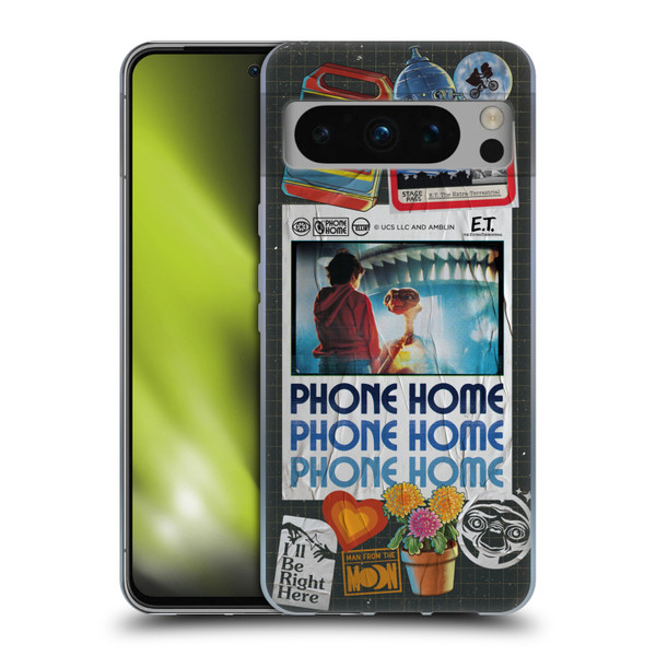 E.T. Graphics Phone Home Collage Soft Gel Case for Google Pixel 8 Pro