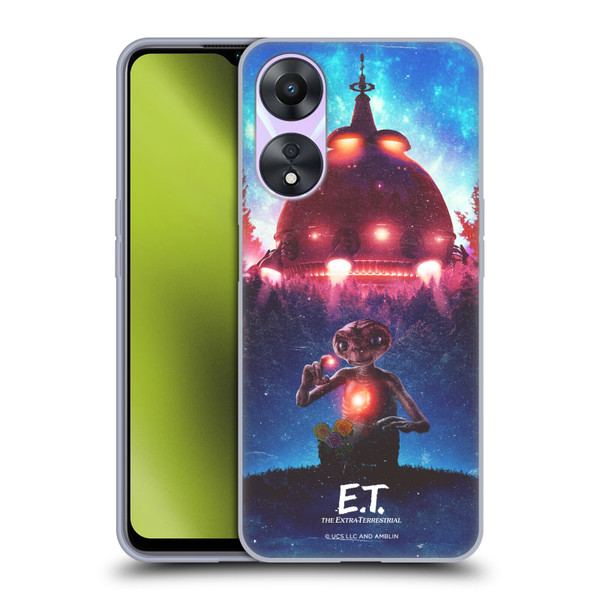 E.T. Graphics Spaceship Soft Gel Case for OPPO A78 5G