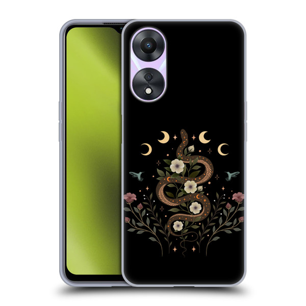 Episodic Drawing Illustration Animals Serpent Spell Soft Gel Case for OPPO A78 5G