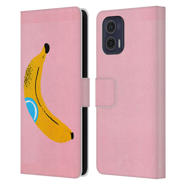 Ayeyokp Pop Banana Pop Art Leather Book Wallet Case Cover For Motorola Moto G73 5G