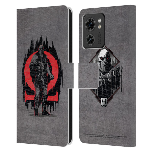 Zack Snyder's Justice League Snyder Cut Graphics Darkseid Leather Book Wallet Case Cover For Motorola Moto Edge 40