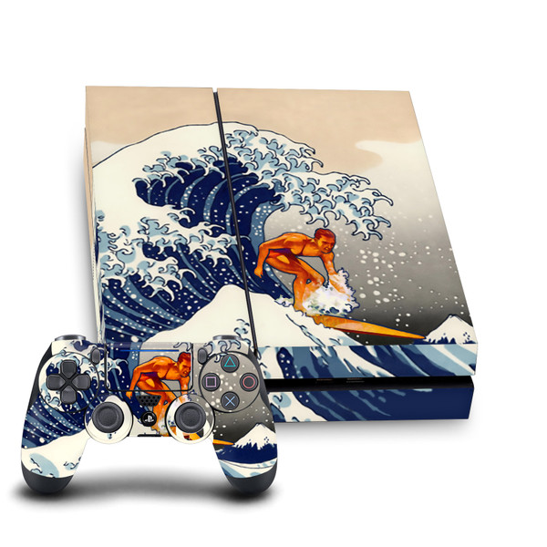 Dave Loblaw Sea 2 Wave Surfer Vinyl Sticker Skin Decal Cover for Sony PS4 Console & Controller