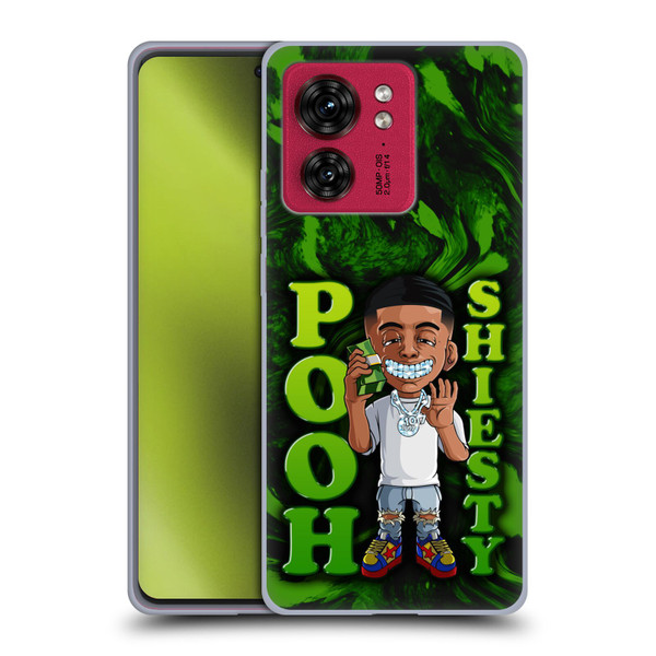 Pooh Shiesty Graphics Green Soft Gel Case for Motorola Moto Edge 40