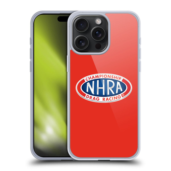 National Hot Rod Association Graphics Primary Logo Soft Gel Case for Apple iPhone 15 Pro Max