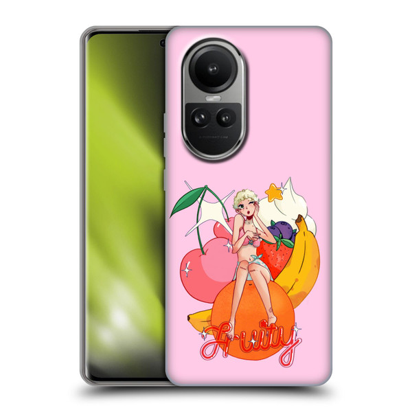 Chloe Moriondo Graphics Fruity Soft Gel Case for OPPO Reno10 5G / Reno10 Pro 5G