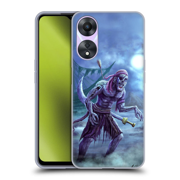 Anthony Christou Art Zombie Pirate Soft Gel Case for OPPO A78 4G
