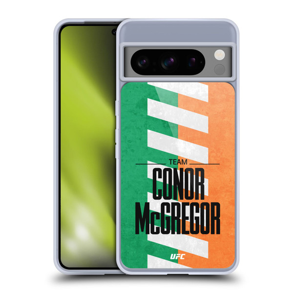 UFC Fighter Team Conor McGregor Flag Soft Gel Case for Google Pixel 8 Pro