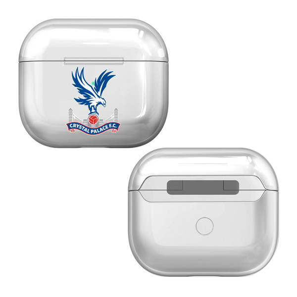 Crystal Palace FC Logo Crest Clear Hard Crystal Cover Case for Apple AirPods 3 3rd Gen Charging Case