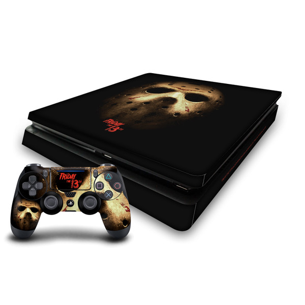 Friday the 13th 2009 Graphics Jason Voorhees Poster Vinyl Sticker Skin Decal Cover for Sony PS4 Slim Console & Controller