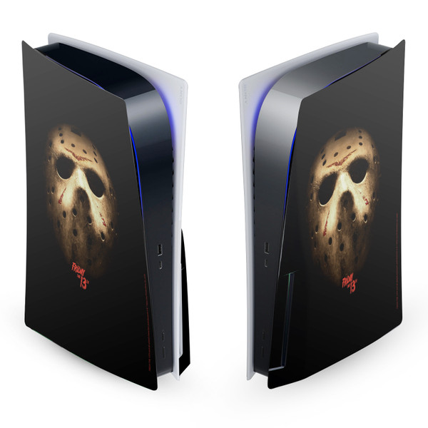 Friday the 13th 2009 Graphics Jason Voorhees Poster Vinyl Sticker Skin Decal Cover for Sony PS5 Disc Edition Console