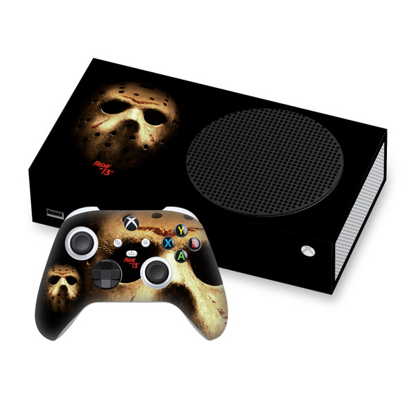 Friday the 13th 2009 Graphics Jason Voorhees Poster Vinyl Sticker Skin Decal Cover for Microsoft Series S Console & Controller