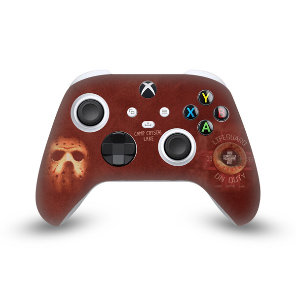 Friday the 13th 2009 Graphics Camp Crystal Lake Vinyl Sticker Skin Decal Cover for Microsoft Xbox Series X / Series S Controller