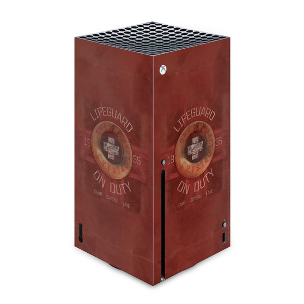 Friday the 13th 2009 Graphics Camp Crystal Lake Vinyl Sticker Skin Decal Cover for Microsoft Xbox Series X