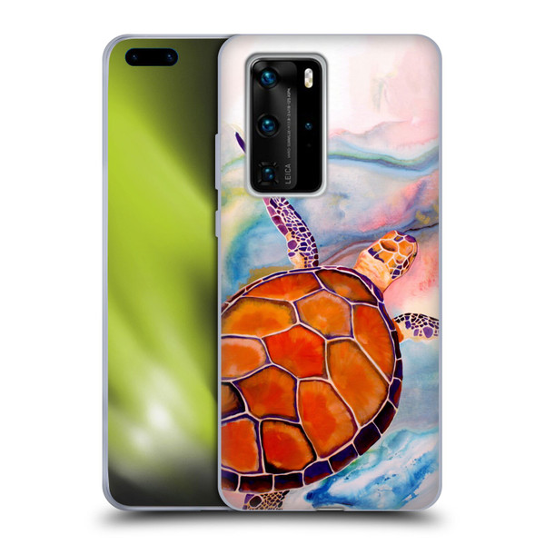 Jody Wright Animals Tranquility Sea Turtle Soft Gel Case for Huawei P40 Pro / P40 Pro Plus 5G