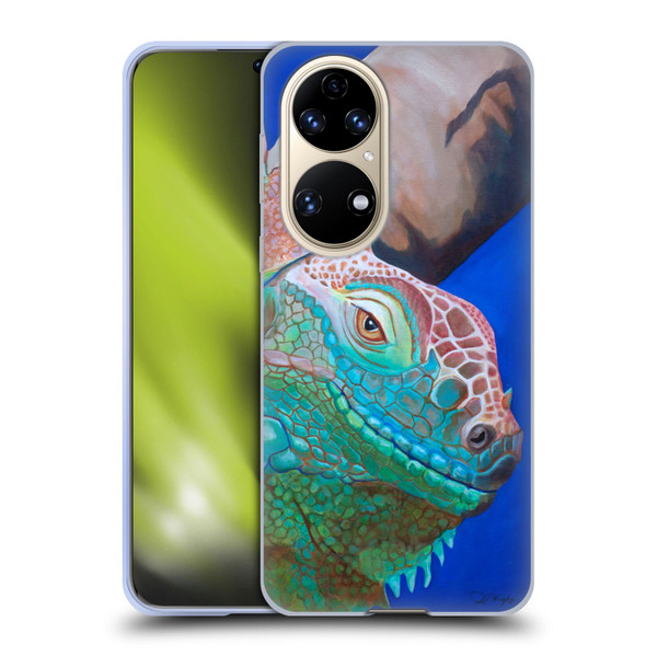 Jody Wright Animals Iguana Attitude Soft Gel Case for Huawei P50