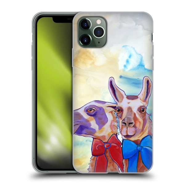 Jody Wright Animals Lovely Llamas Soft Gel Case for Apple iPhone 11 Pro Max
