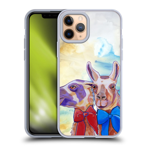 Jody Wright Animals Lovely Llamas Soft Gel Case for Apple iPhone 11 Pro