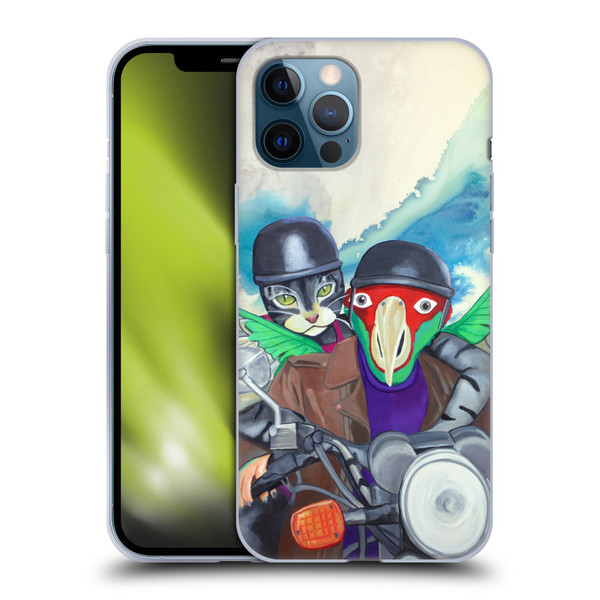 Jody Wright Animals Bikers Different Strokes Soft Gel Case for Apple iPhone 12 Pro Max